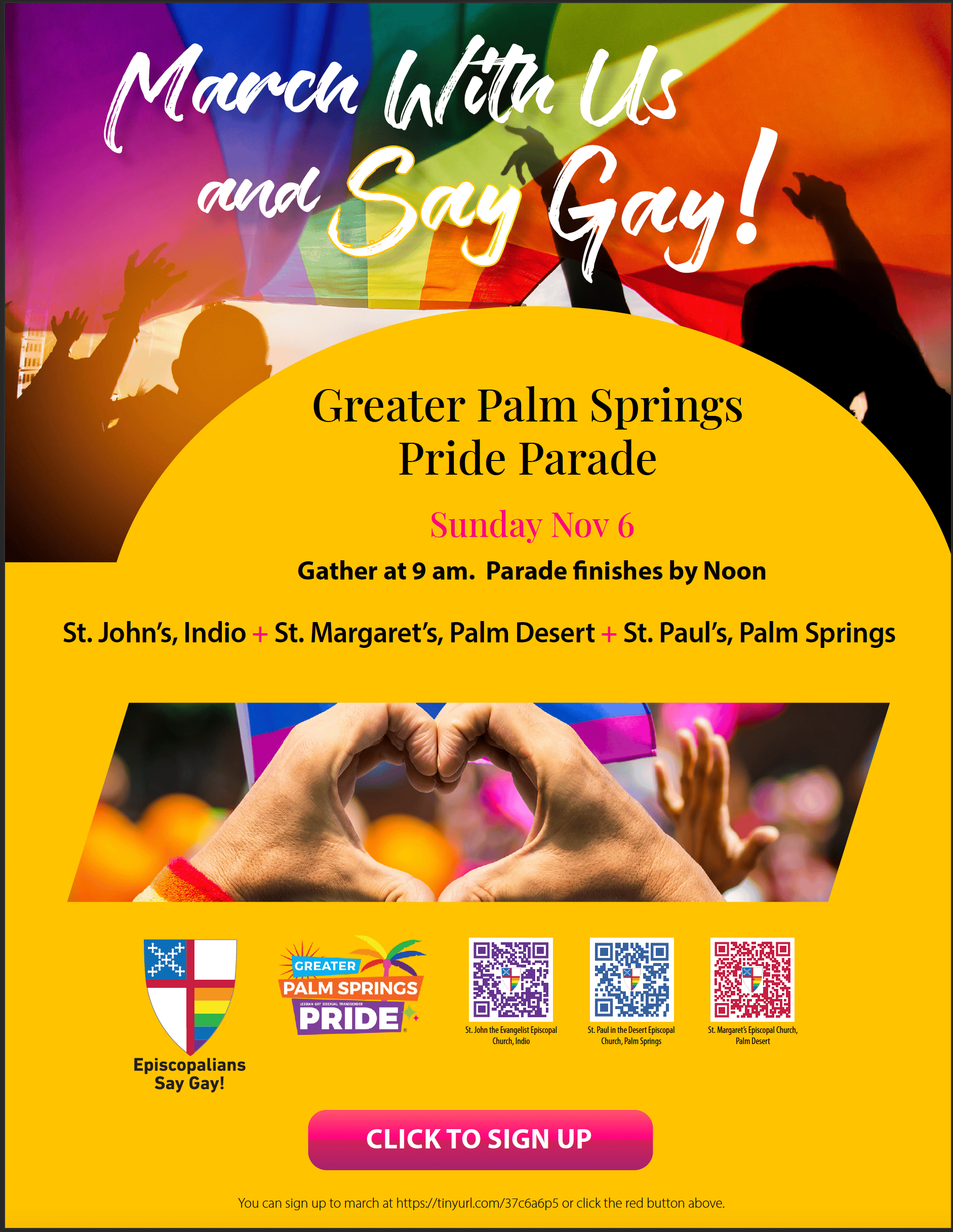 March with St Pauls at Pride 2022